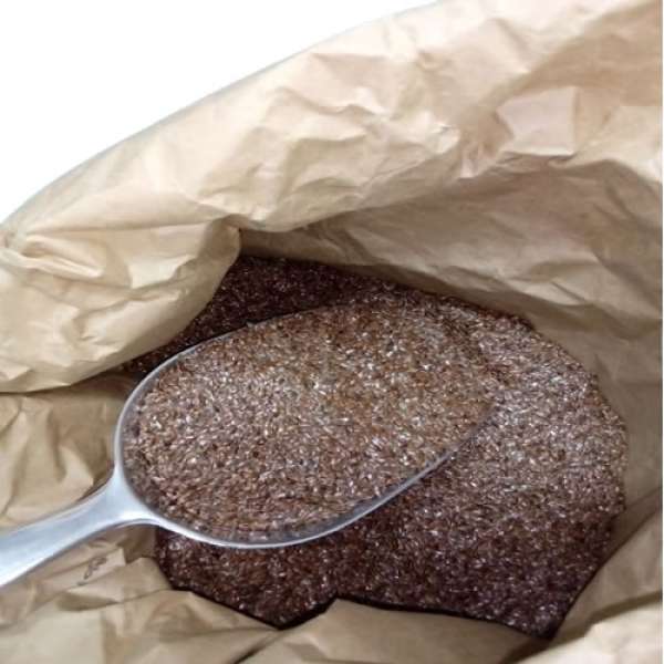 Sementes Linhaça Castanha, 25 kg