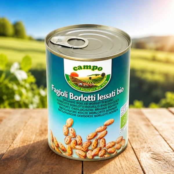 Feijão Borlotti lata 400g