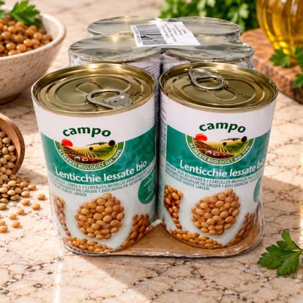 Lentilhas lata, 400g 6 uni