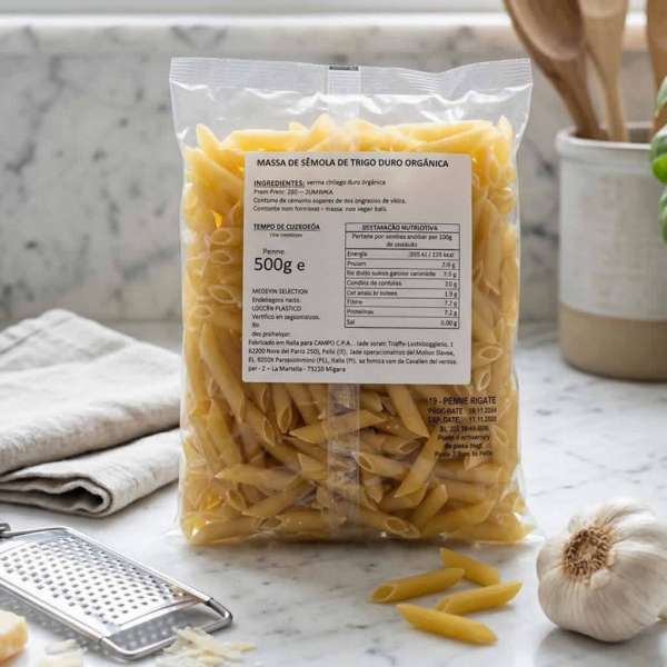 Penne Trigo Branco, 500 gr