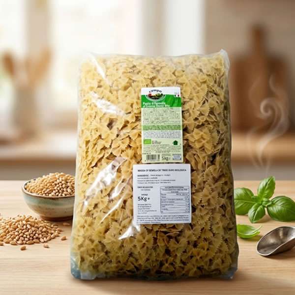 Farfalle Trigo Branco, 5 kg
