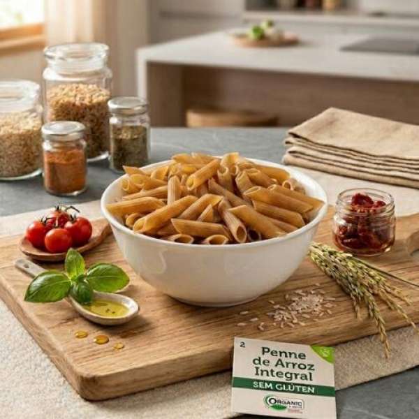 Penne de Arroz sem Glúten, 1 Kg