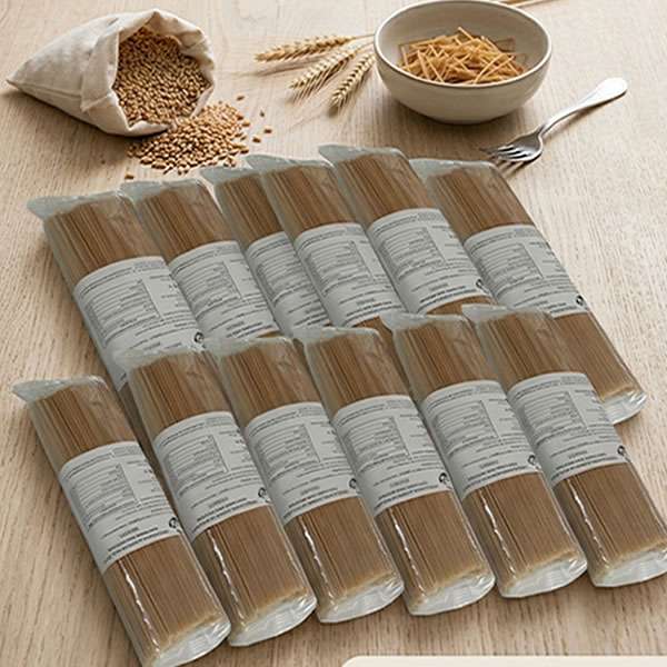 Esparguete Espelta semi Integral, 500 gr 12 uni