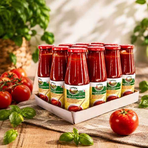 Passata de Tomate Rosso Gentile, 680g 12 Uni