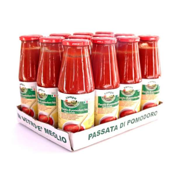 Passata de Tomate Rosso Gentile 680g 12 Uni