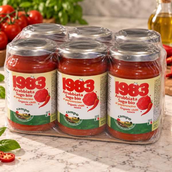 Molho Tomate Arrabbiata, 350 gr 6 uni